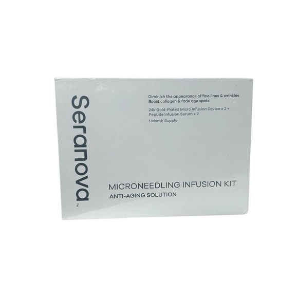 Seranova Microneedling Infusion Kit Anti Aging 1 Month Supply Exp 2028 Sealed - Picture 2 of 5